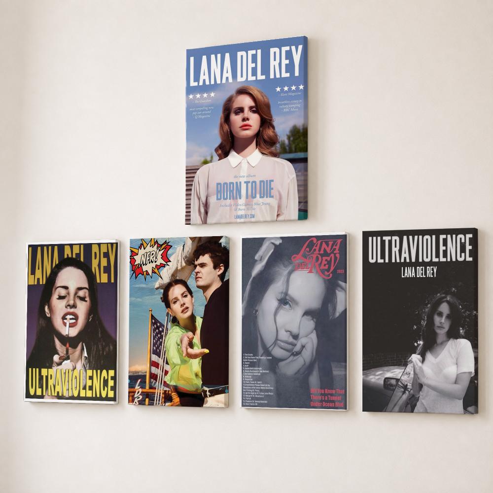 Canvas Wrap Ready - Dipinto di Lana Del Rey, la