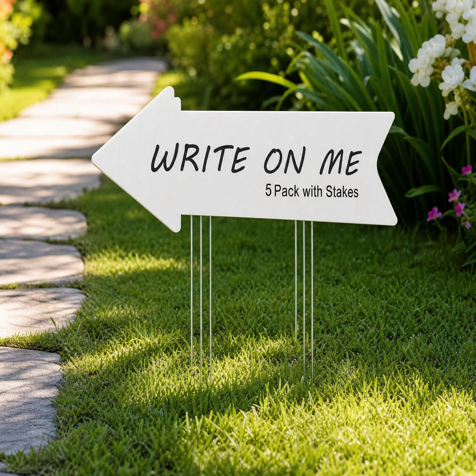 Segnale da giardino in plastic - Yard Sign Blank recensione e prezzo