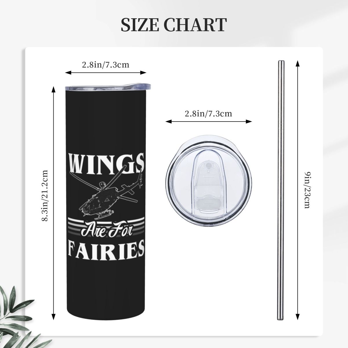 Le Ali Sono Per Le Fate Pilota - Tumbler 20Oz White recensione e prezzo