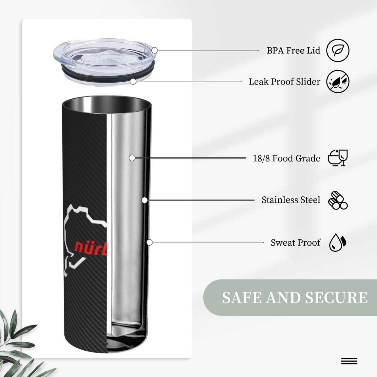 Borraccia Termica Isolata Sott - Tumbler 20Oz White recensione e prezzo